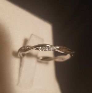 White gold 14K ring
